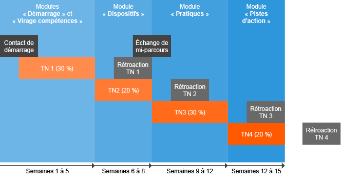 La démarche d'apprentissage proposée dans le cours